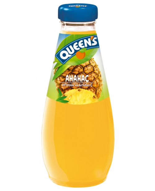 018.QUEEN'S СОК 250мл АНАНАС