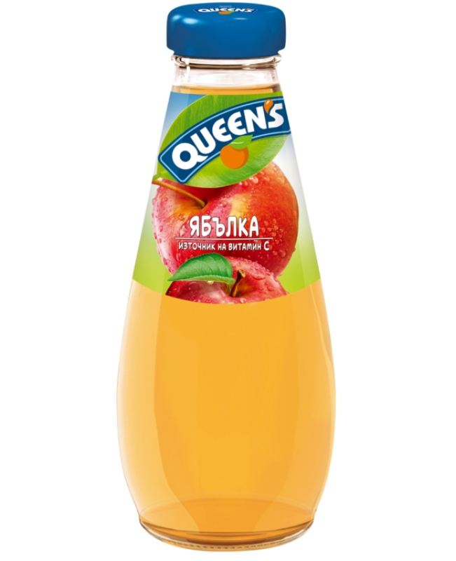 014.QUEEN'S СОК 250мл ЯБЪЛКА